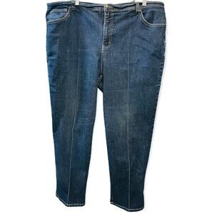 Gloria Vanderbilt Jeans Women’s Size 20W Med Wash Tapered Slimmimg Denim